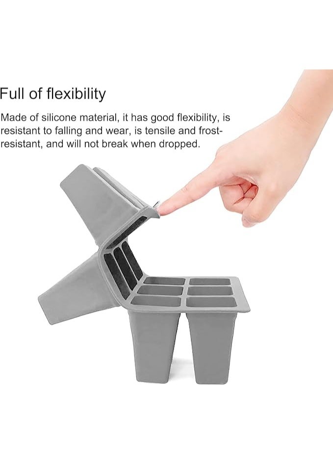 Arabest Seed Trays, 2 Pcs 12 Cells Silicone Seed Starting Tray, Reusable Seed Starter Container For Nursery Growing Plants Propagation Germination, Trays Kit Plastic For Greenhouse/Garden Green - Image 3