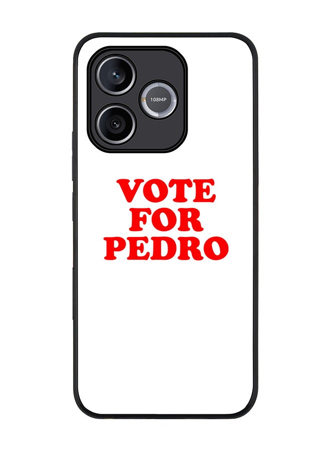Stylizedd For Honor 600 Lite / 500 Smart / Honor X80i Case,Slim fit Camera Protection, Shockproof Thin Phone cover  - Vote For Pedro - Image 1