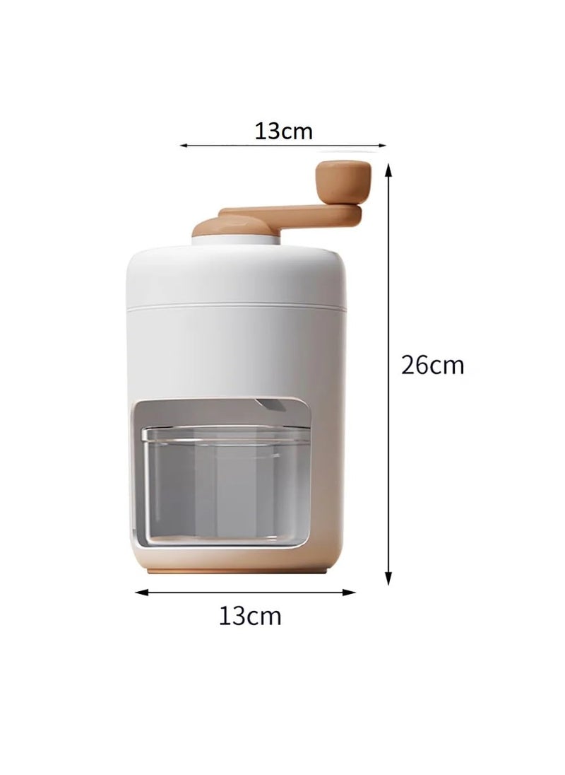 Kytaste Kytaste Manual Ice Shaver With Stainless Steel Blades EasyOperated Ice Gola Maker Snow Cones Maker With Frozen Mold Ice HandCranked Household Ice Breaker For Ice Cream 1PC  - Image 2