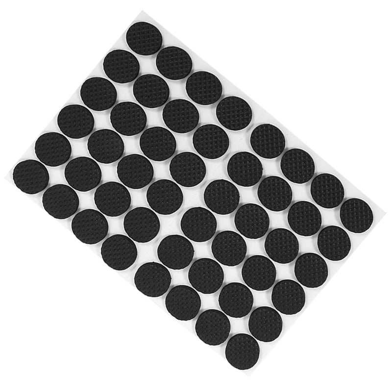 48Pcs Black NOn slip Self Adhesive Floor Protectors Furniture Sofa Table Chair Rubber Feet Pads - Image 4