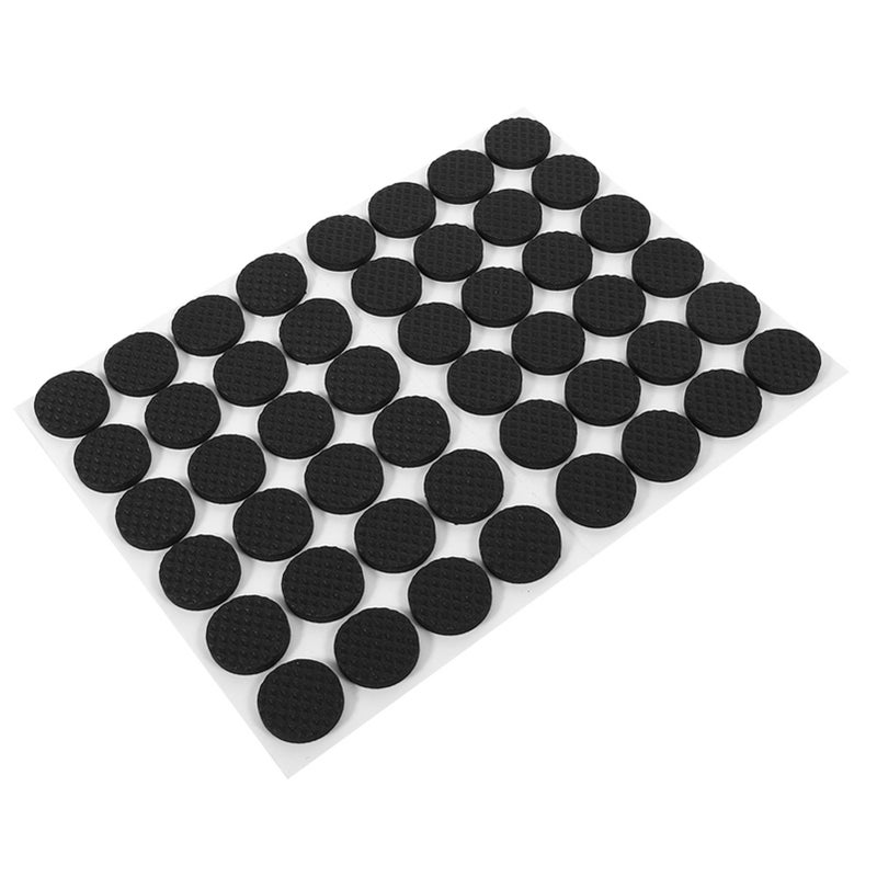48Pcs Black NOn slip Self Adhesive Floor Protectors Furniture Sofa Table Chair Rubber Feet Pads - Image 2
