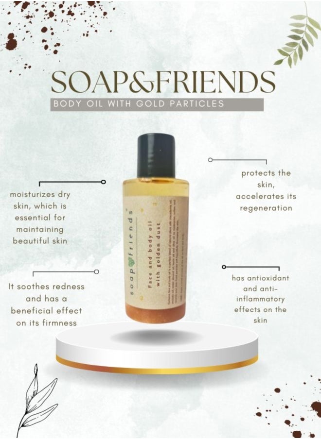 Soap&Friends Soap&Friends Body Oil with Gold Dust | 150 ml  - Image 2