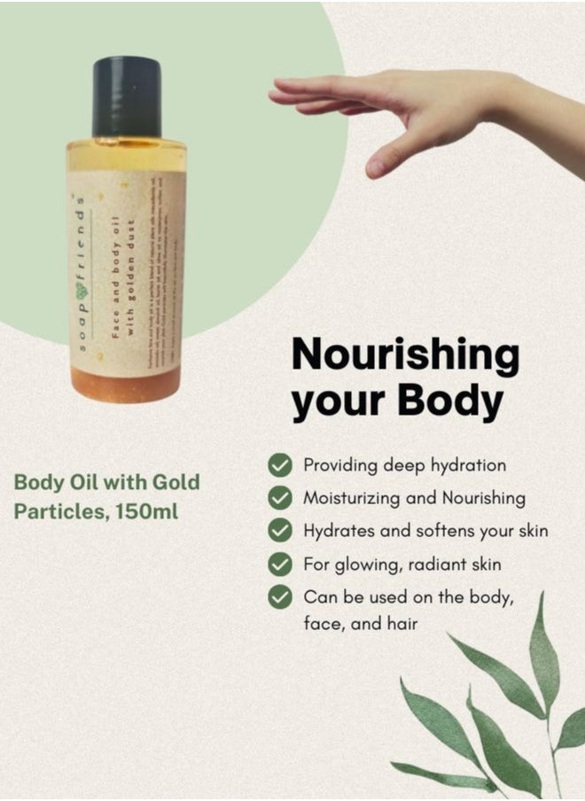 Soap&Friends Soap&Friends Body Oil with Gold Dust | 150 ml  - Image 3