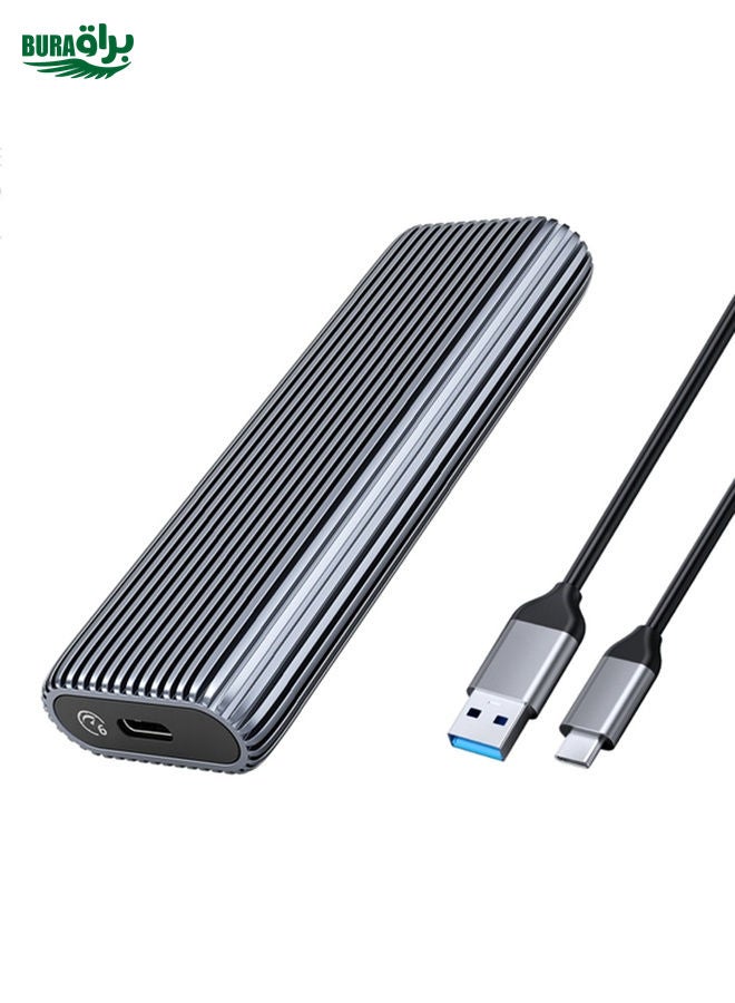 BURAQ ORICO AM2C3 M.2 NGFF SSD Enclosure(Grey) - Image 1