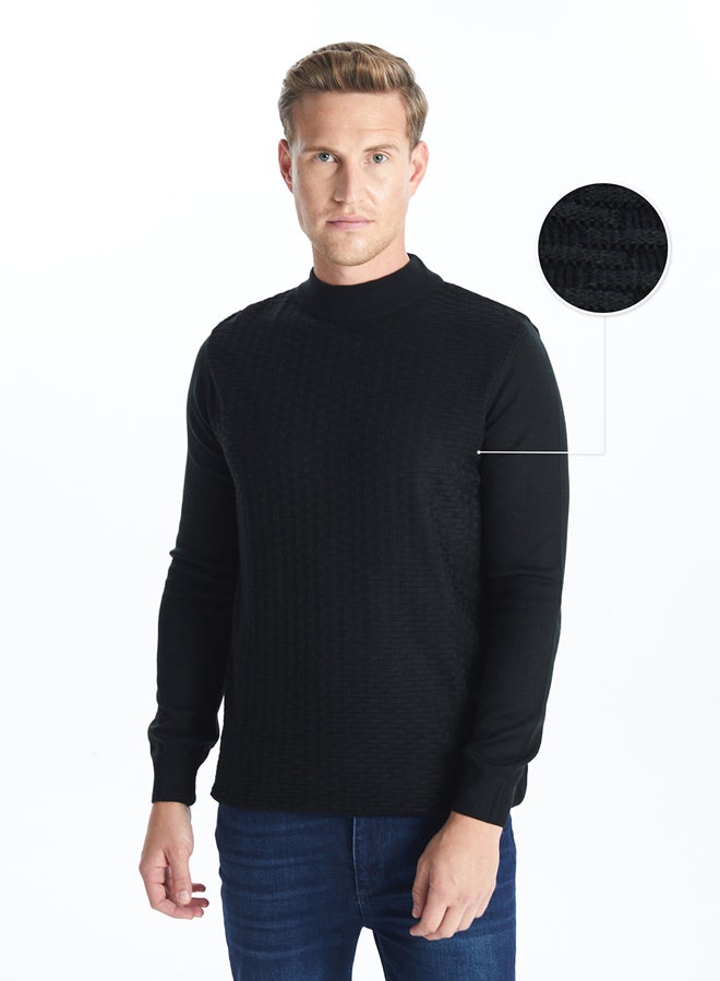 LC WAIKIKI Turtleneck Long Sleeve Men's Tricot Sweater  - Image 1