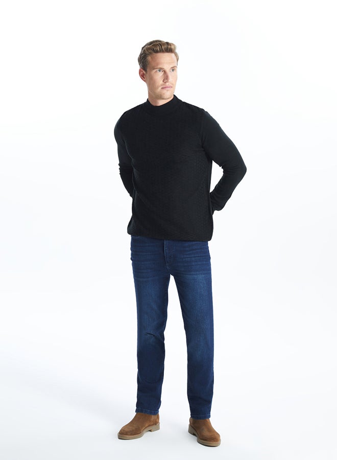 LC WAIKIKI Turtleneck Long Sleeve Men's Tricot Sweater  - Image 2