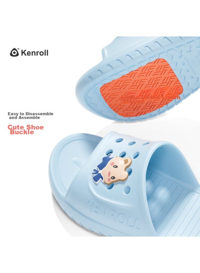 Kenroll Children's Bathroom Non-slip Slippers, Summer Indoor Outdoor Shower Cartoon Sandals - Image 4