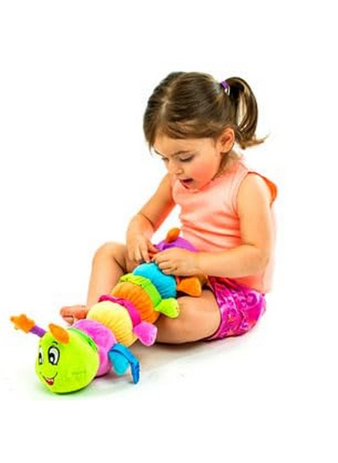 Buckle Toys - Bentley Caterpillar Travel With Toddler Must Have Activity Toy Fine Motor Skill Development Counting And Color Recognition Stuffed Animal - Image 1