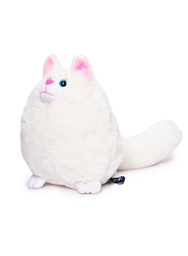 Webby Plush Cute And Adorable Fat Fluffy Glitter Eye Cat Soft Toys For Kids - Image 4