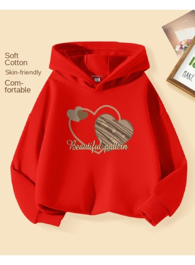 Badibadi Girl's Autumn Clothing, Stylish Mid-to-large Kids' Spring And Autumn Thin Hooded Jacket, Children's Outerwear Top, Comfortable Sportswear Hoodie - Image 1