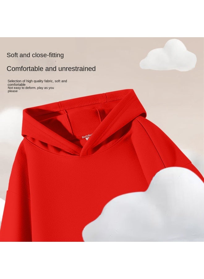 Badibadi Girl's Autumn Clothing, Stylish Mid-to-large Kids' Spring And Autumn Thin Hooded Jacket, Children's Outerwear Top, Comfortable Sportswear Hoodie - Image 3
