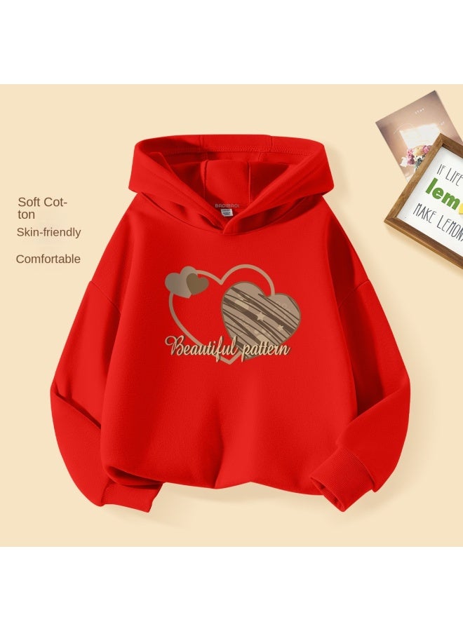 Badibadi Girl's Autumn Clothing, Stylish Mid-to-large Kids' Spring And Autumn Thin Hooded Jacket, Children's Outerwear Top, Comfortable Sportswear Hoodie - Image 2