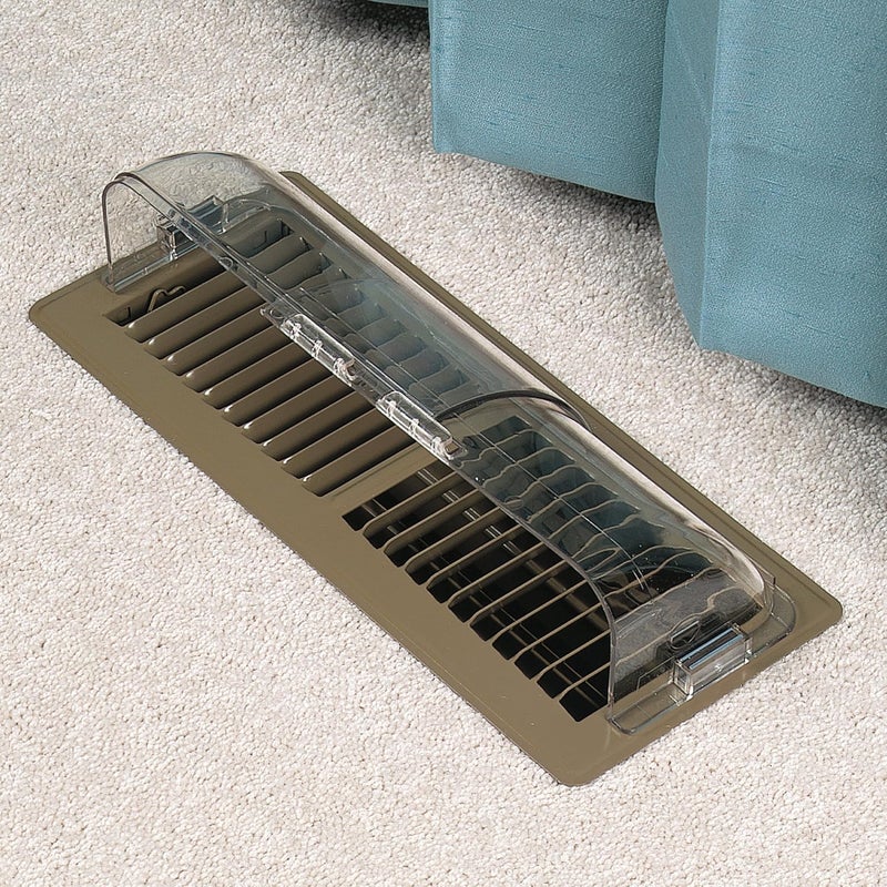 Deflecto Deflecto Unbreakable Heat and Air Deflector Clear Plastic 2 34 Tall Width Adjustable 10 to 14 3 Pack  - Image 4