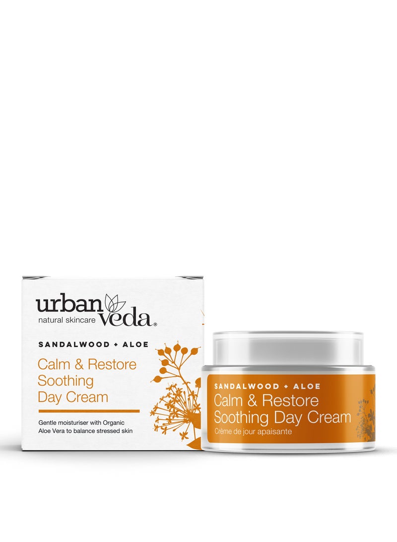 urban Veda Urban Veda Soothing Aloe Vera and Sandalwood Day Cream Calm & Restore 50ml