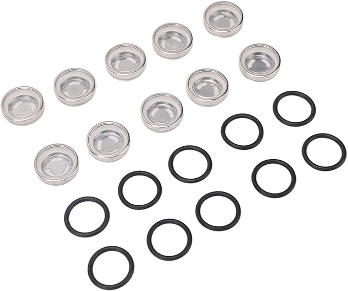 Motorcycle Brake Cylinder Show Glass Window With O Ring 18mm 10Pcs - Image 1