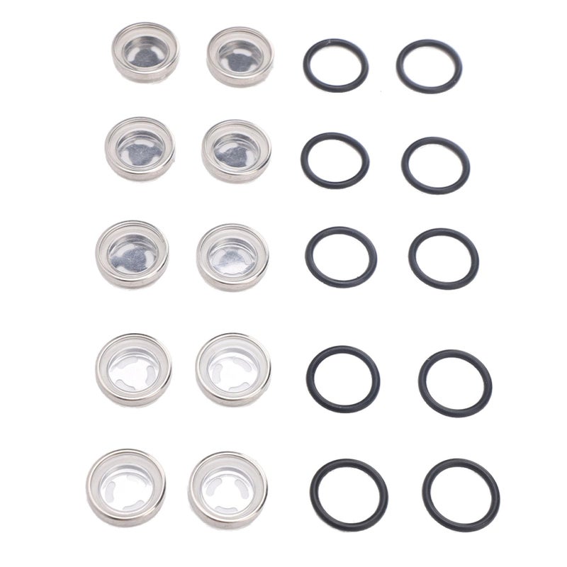 Motorcycle Brake Cylinder Show Glass Window With O Ring 18mm 10Pcs - Image 3
