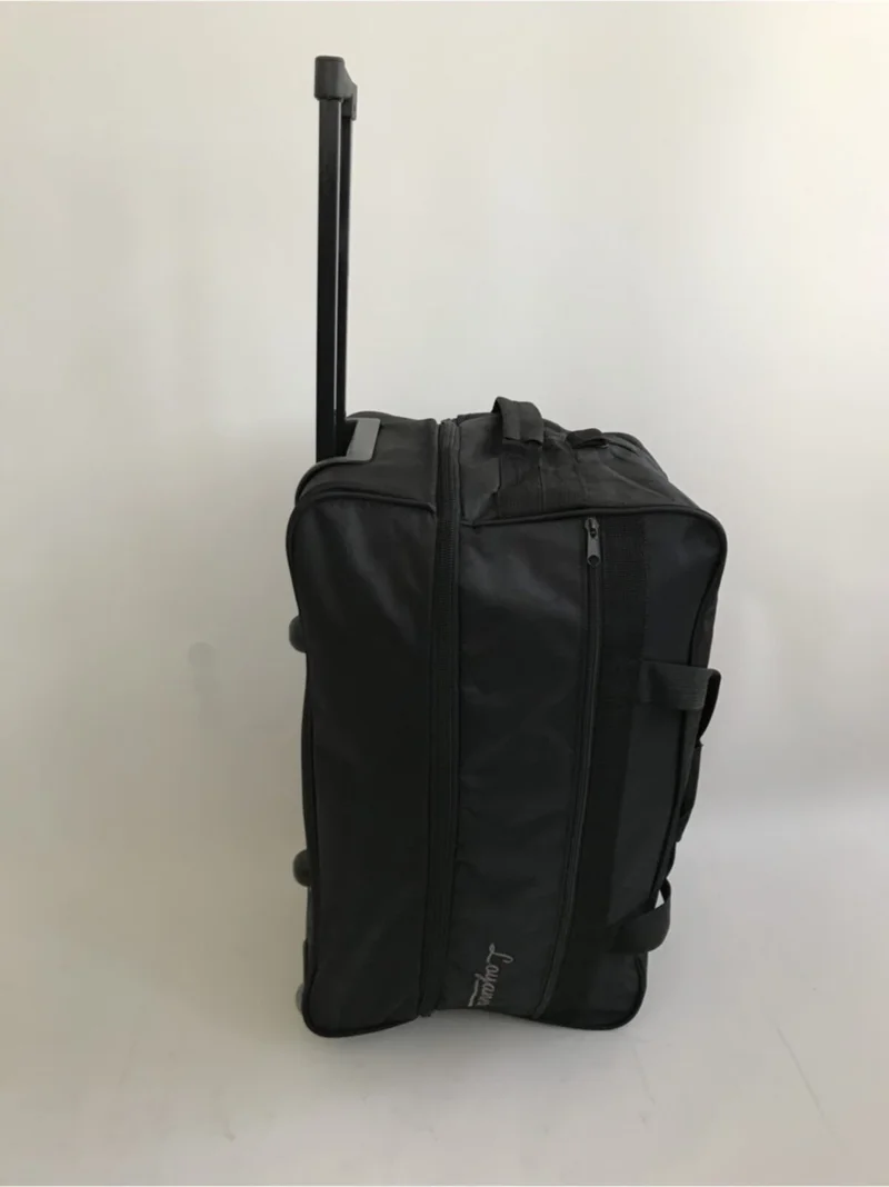 Esbuik Black Wheeled Medium Size Travel Suitcase & Bag