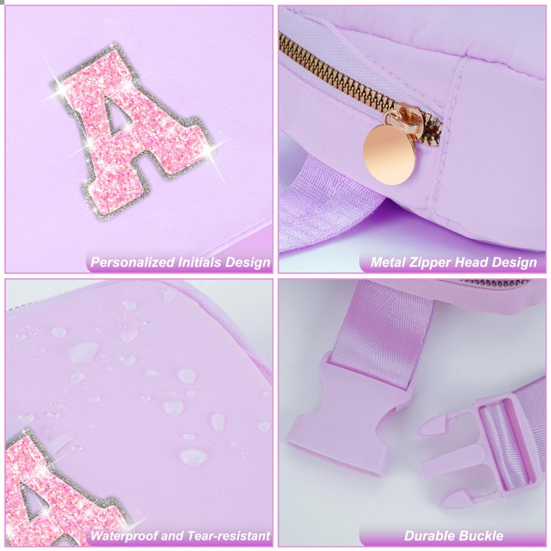 Uygafly Gift for Teen Girls Kids Daughter Her - Birthday Gifts for 3 4 5 6 7 8 9 10 11 12 13 Year Old Girls,Fanny Pack Crossbody Bag Purse Belt Bag Cute Trendy Stuff | Lavender,A - Image 4