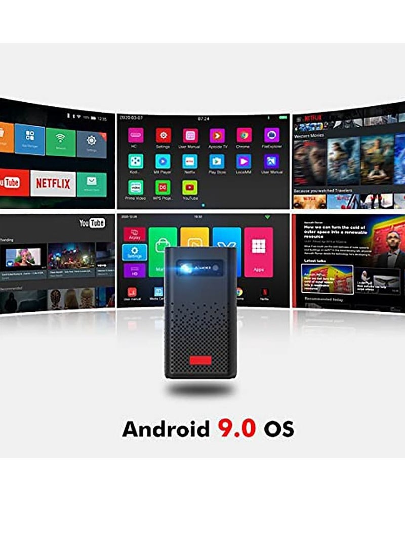كروني - شاشة صغيرة محمولة تعمل بنظام أندرويد واي فاي 1080P شاشة أقل تلفزيون ليزر LED جهاز عرض DLP للهواتف الذكية المحمولة / الكمبيوتر الشخصي 3D 4K Cinema - Image 1