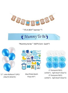 Brain Giggles Brain Giggles Its a Boy Baby Shower Gender Reveal Party Decorations  - Image 2