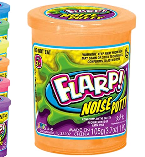 JARU Flarp Noise Putty for Kids with Plastic Container 1 Slime Toy Scented Sensory Putty Funny Fart Noise Maker Stress Relief Toy Slime Party Favors for Kids 100411p - Image 1