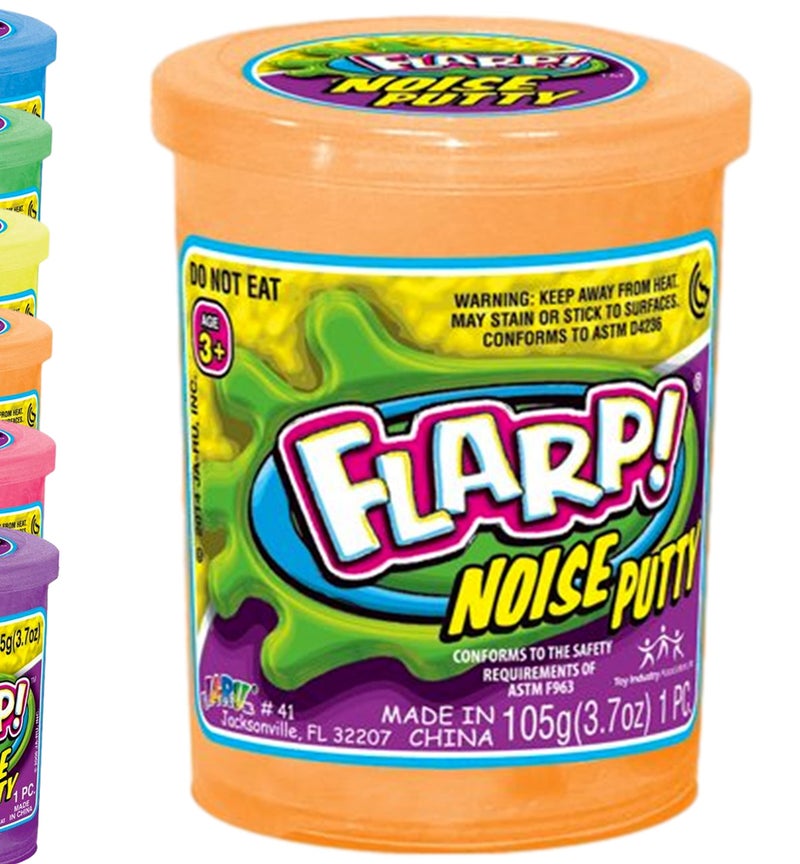 JARU Flarp Noise Putty for Kids with Plastic Container 1 Slime Toy Scented Sensory Putty Funny Fart Noise Maker Stress Relief Toy Slime Party Favors for Kids 100411p - Image 2