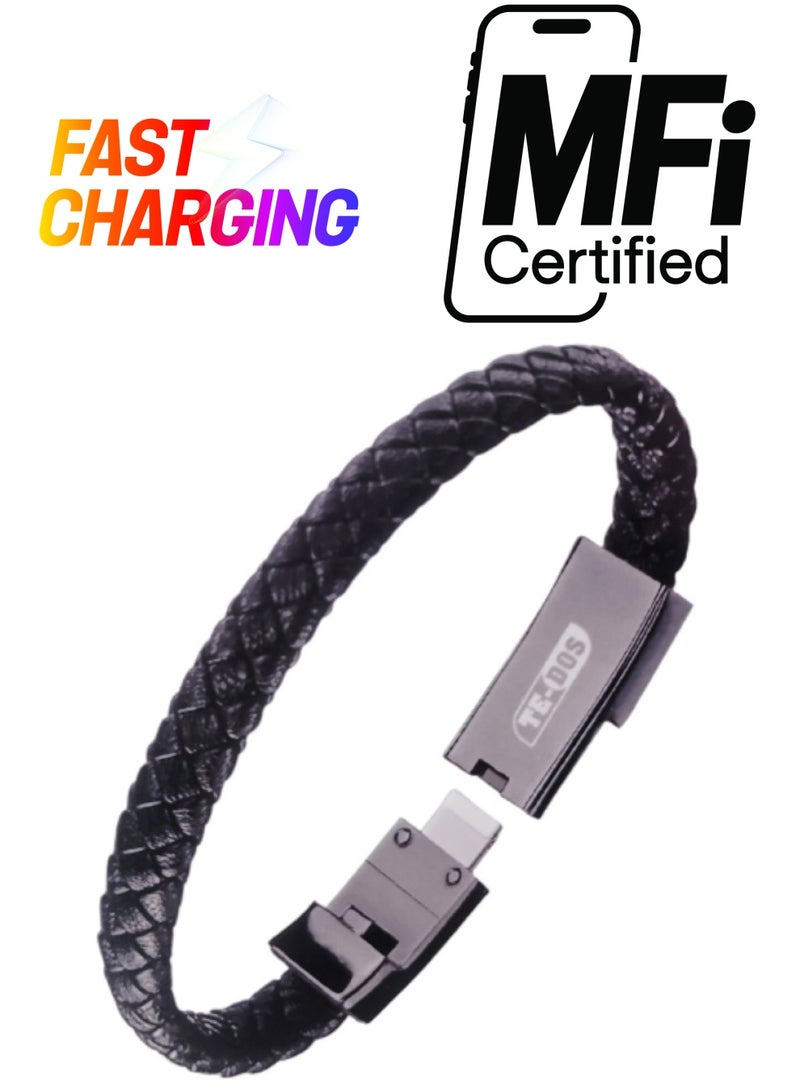Service Zone Wristband Portable Charging Cable For iPhone - Image 1