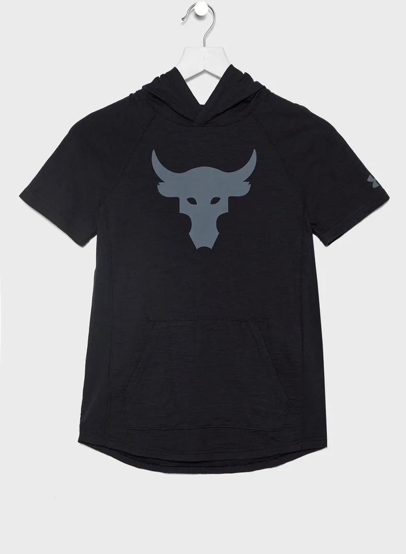 UNDER ARMOUR Youth Project Rock Charged Hoodie