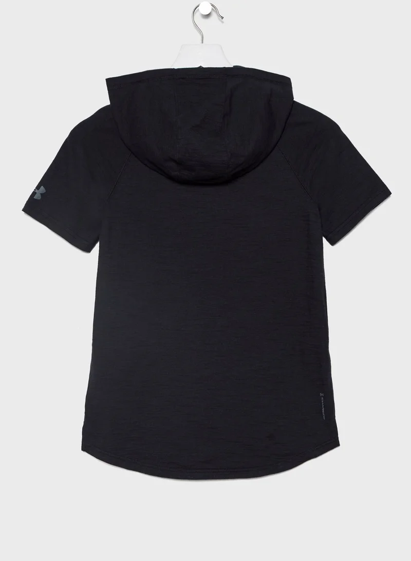 UNDER ARMOUR Youth Project Rock Charged Hoodie