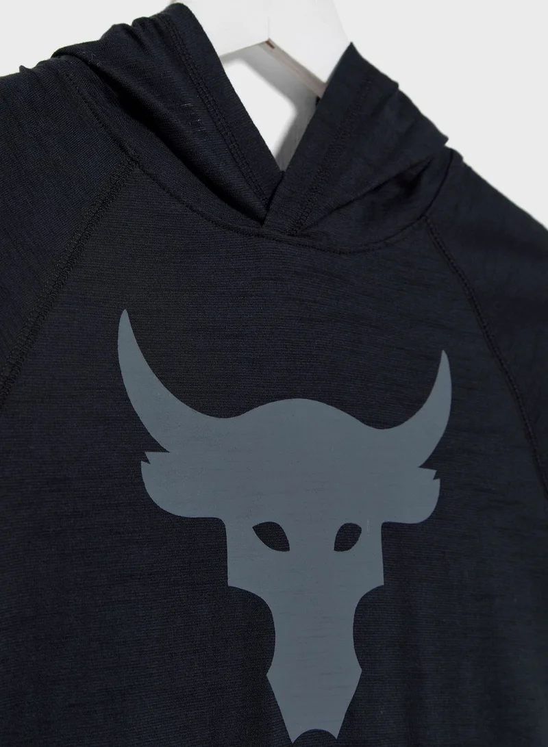 UNDER ARMOUR Youth Project Rock Charged Hoodie