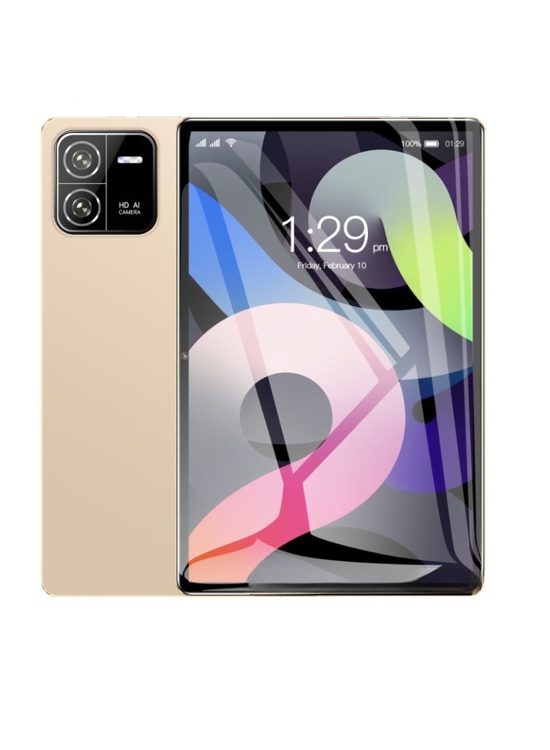 AROAQ 10 Inch Tablet, Android 8 5G Wifi Portable Touchpad, 24 MP And 48MP Dual Camera Lightweight Touch Tablet With 12GB Ram 512GB Rom Expandable Memory, (1pc, Beige)