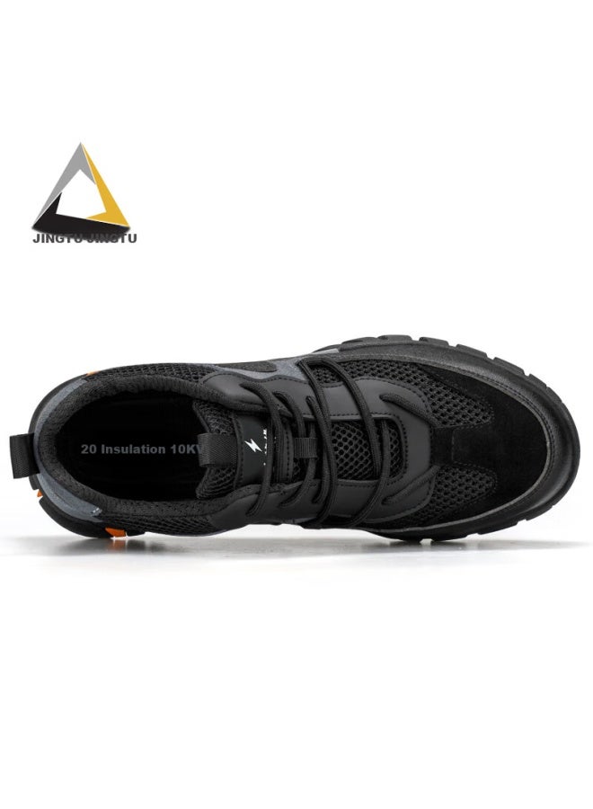 Jingtu Men'S Insulated 10Kv Anti-Smashing Anti-Piercing Summer Anti-Odor Breathable Safety Electrician Shoes 1109Tkv 40 - Image 4