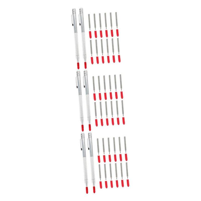 Tungsten Carbide Tip Scriber Pen 3 Pack with Replacement Tips for Glass Ceramics Marking - Image 2