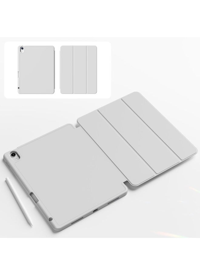 For Ipad10 Protective Cover 2024 13 Flat Air6 Computer Pro11 Shell 10.9mini7 With Pen Slot-Color:Haze (pen Slot Back)-Applicable Model:Pro7-13 Inch (M4)  (right Pen Slot)  - Image 1