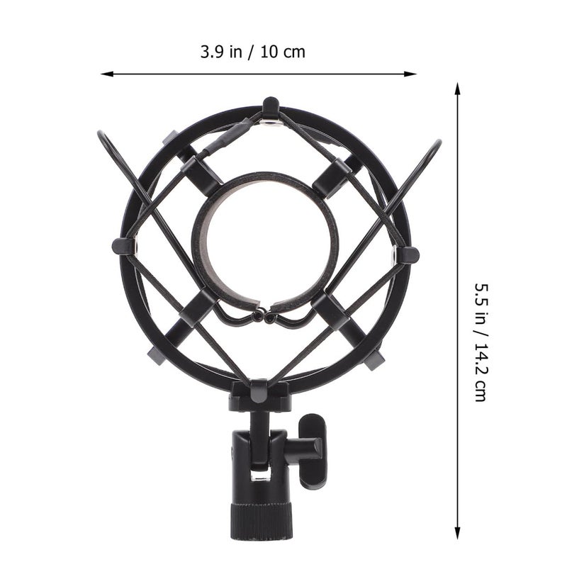 Adjustable Microphone Stand With Shock Mount Holder Compact 14X10X8CM For Recording Streaming Gaming - Image 3