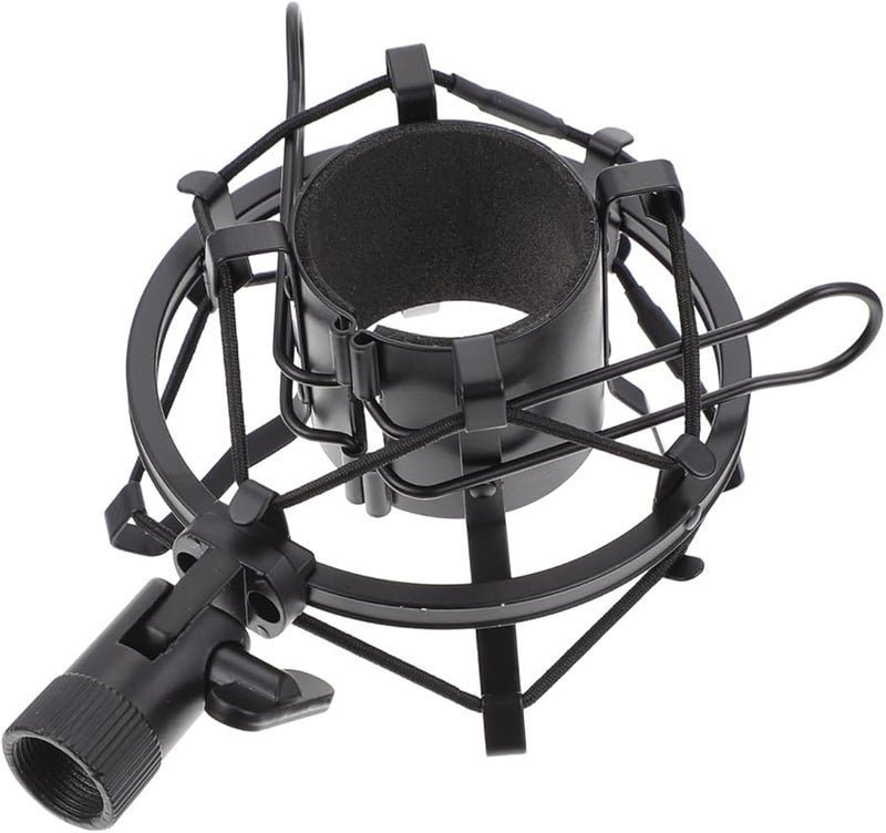 Adjustable Microphone Stand With Shock Mount Holder Compact 14X10X8CM For Recording Streaming Gaming - Image 1