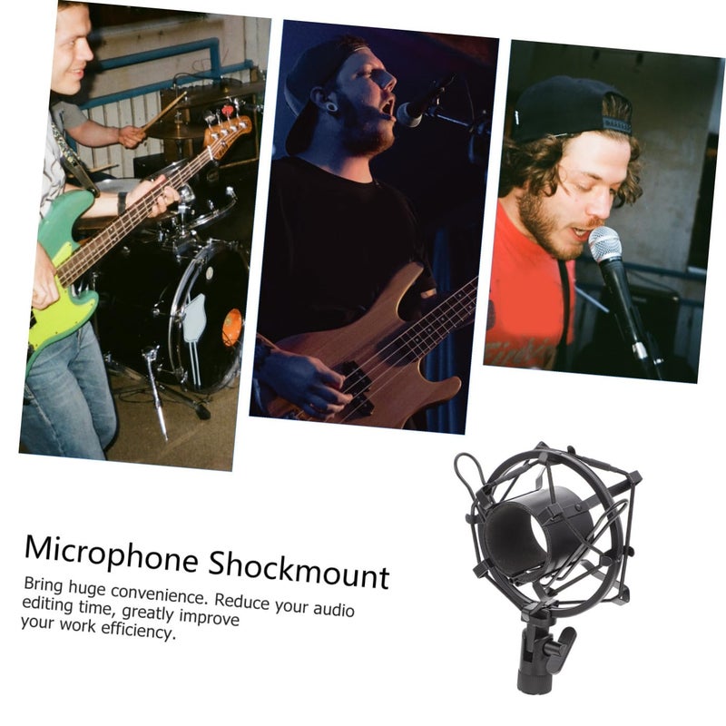 Adjustable Microphone Stand With Shock Mount Holder Compact 14X10X8CM For Recording Streaming Gaming - Image 4
