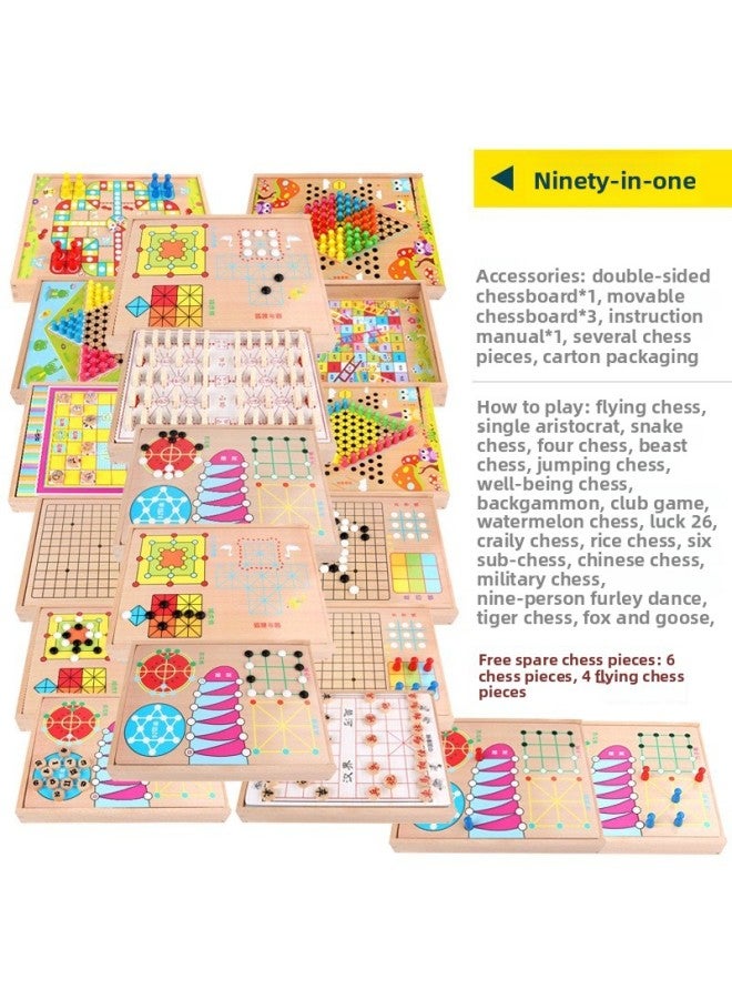 شطرنج خشبي متعدد الوظائف، شطرنج طائر، طاولة الزهر، لعبة الداما، ألعاب تعليمية للأطفال، لعبة سطح مكتب لطلاب المدارس الابتدائية