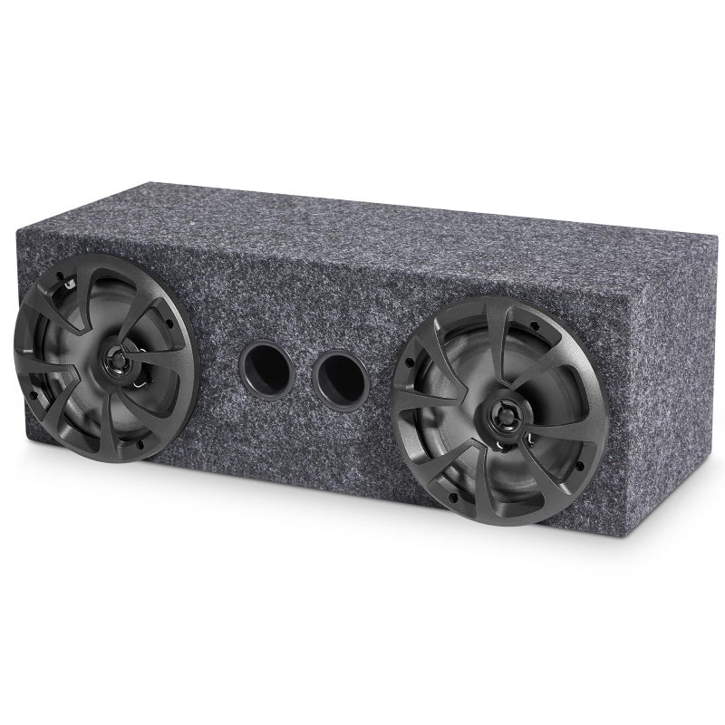 Datanly 2-Way Coaxial Car Audio Speakers with Speaker Box Enclosures Set Sturdy Constructed Car Stereo and Sound System Accessories Portable Audio Equipment for Vehicles(Separate,6.5" 100 W) - Image 1