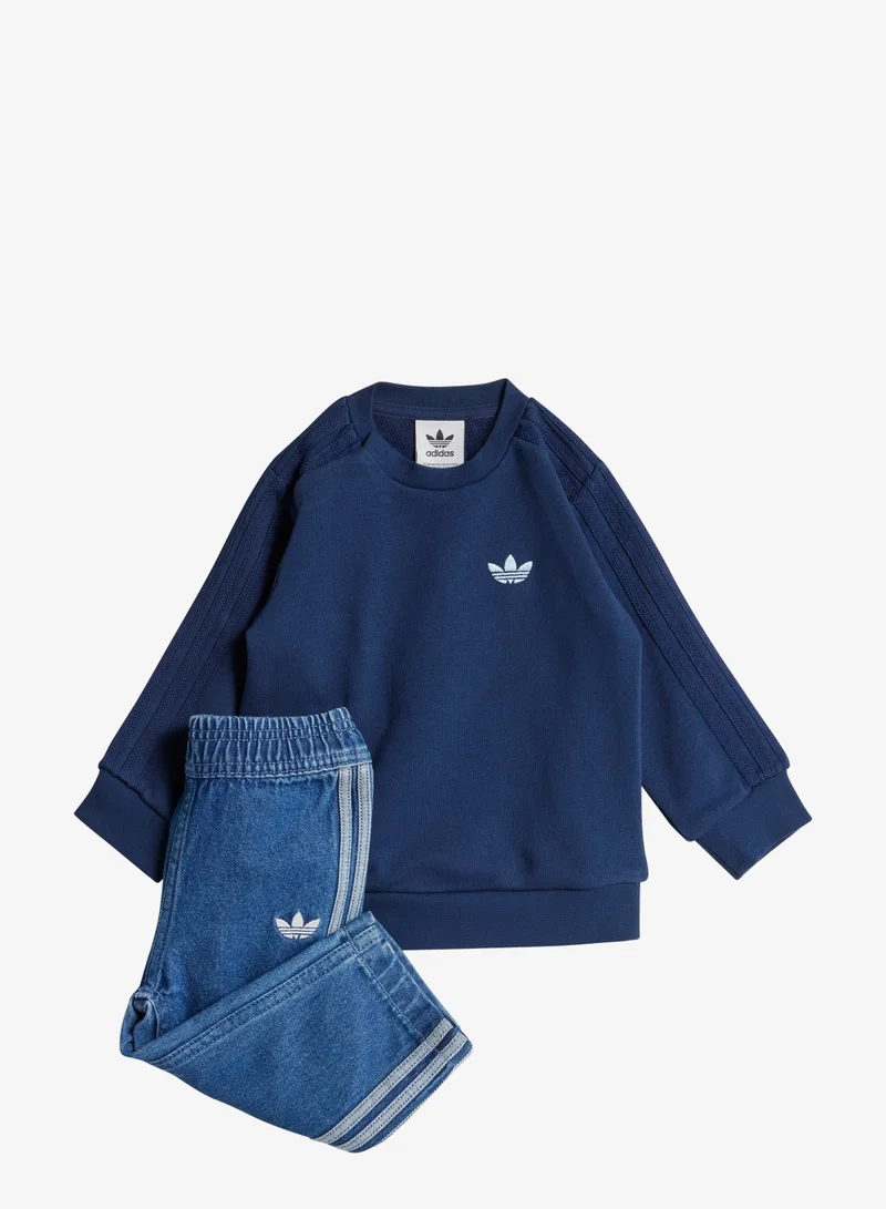adidas Originals Denim Crew Set Kids