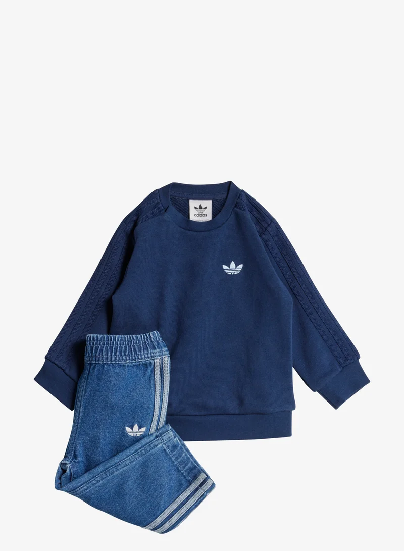 adidas Originals Denim Crew Set Kids