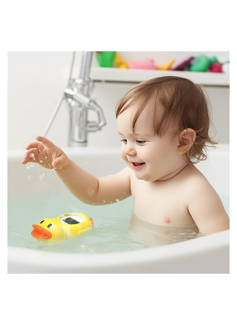 SYOSI - Duck Thermometer, New Upgraded Mute Visual Alert for Fahrenheit and Celsius DegreeDuck Thermometers Floating Toy for Infants Floating Toy for Infant Toddler Bathtub Pool with Temperature Warning - Image 1