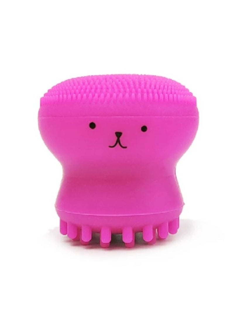 Prime by javaudan Face Scrubber Cleansing Brush Face Exfoliator Brush Octopus Shape Facial Cleansing Brush, Small Silicone Facial Cleanser Exfoliating Scrubber Face Washing Brush Deep Pore Cleaning for Skin Care  - Image 1