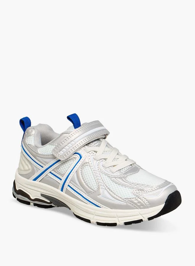 Mister Duchini Panelled Sneakers With Hook And Loop Closure