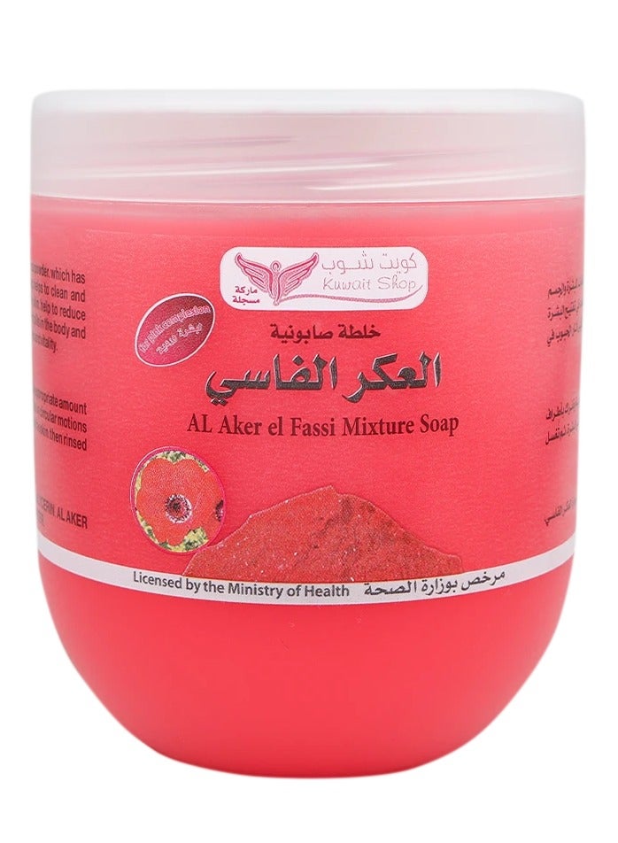 اكير صابون الجسم المخلوط من العكر الفاسي 500 جرام - Image 1