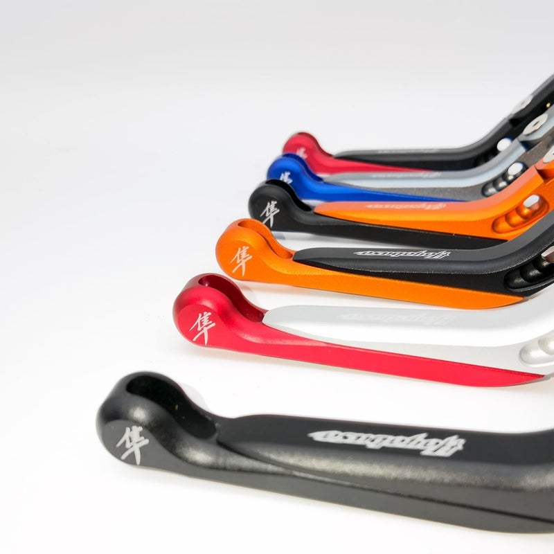 Replacement Brake and Clutch Levers for Suzuki GSX1300R Hayabusa 2021-2024 (Black/Red) - Image 5