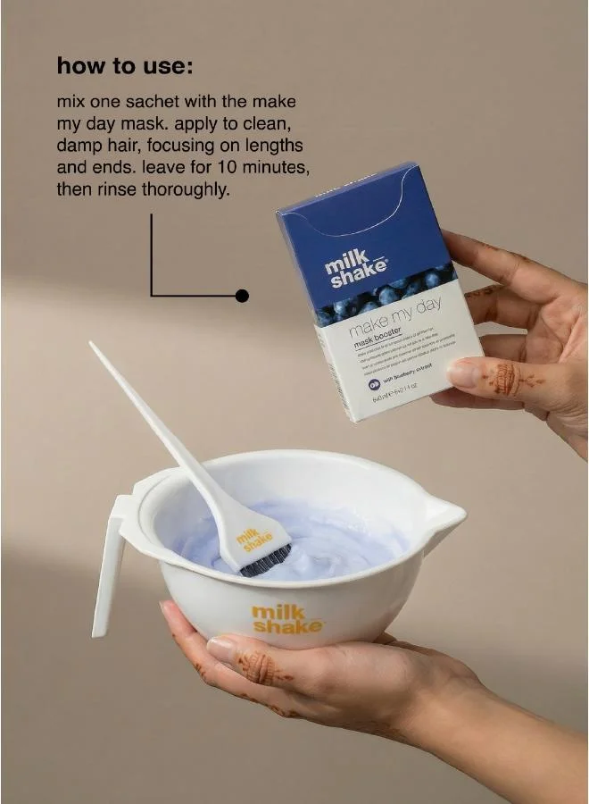Milk Shake  make my day mask booster with blueberry extract 6 sachet x 3ml for Women | Best Price UAE