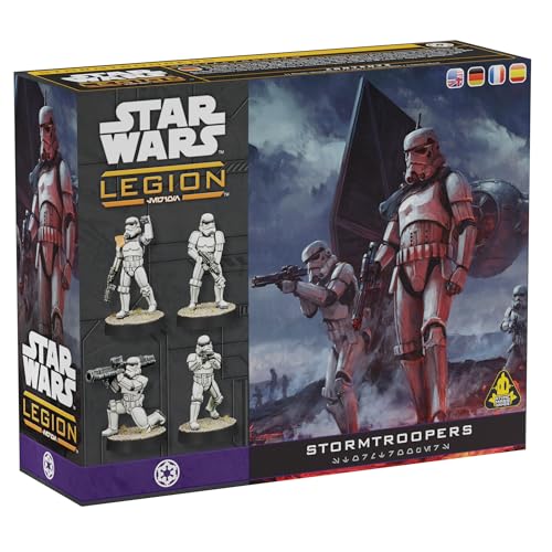Asmodee Star Wars Legion Stormtroopers Unit Expansion Tabletop Miniatures Game Strategy Game for Kids and Adults Ages 14 2 Players 90 Min Playtime Made by Atomic Mass Games - Image 1