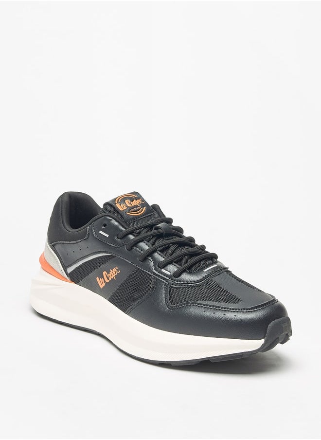 Lee Cooper - Men's Panelled Lace-Up Sports Shoes - Image 1
