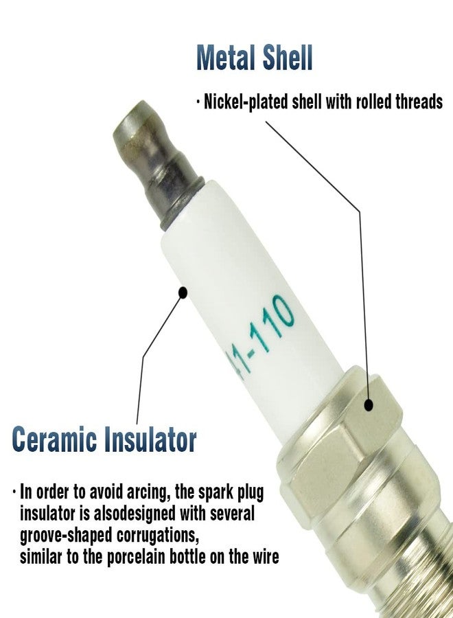 CNPAPC 8Pcs 41 110 Iridium Spark Plugs OE# 12621258 For Chevrolet Chevy GMC Cadillac Buick,Hummer h2 h3,Isuzu,Pontiac,Saab, Suburban,Silverado V8 4.8L/5.3L/6.0L/6.2L - Image 5